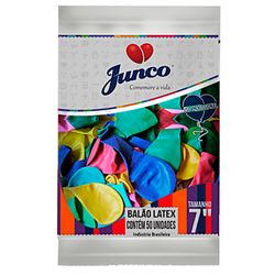 BALAO ANIVERSARIO JUNCO LISO ATC N 70 SORTIDOS