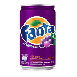 Refrigerante Fanta 220ml Lt Uva
