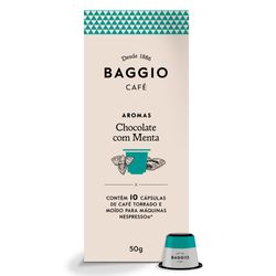 Cápsula de café Baggio Aromas Chocolate com Menta 10 un
