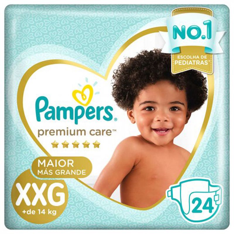 FRALDA-PAMPERS-PREMIUN-CAR-XXG-C-24