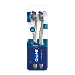 Escova Dental Oral-B Pro-Saúde 7 Benefícios 2 Unidades