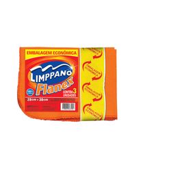 Flanela Limppano Flanex Com 3 Unidades