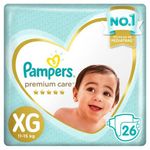 FRALDA-PAMPERS-PREMIUN-CARE-XG-C-26