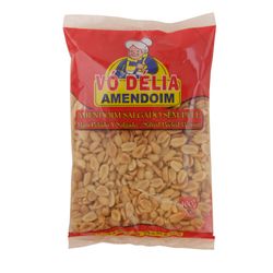 Amendoim Vó Delia 400g Sem Pele Sem Sal