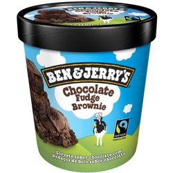 Sorvete Ben & Jerry's Chocolate Fudge Brownie Pote 458ml