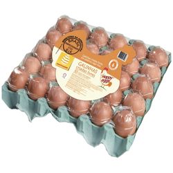 Ovos Vermelhos Médios Mantiqueira Happy Eggs Com 30