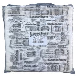 Papel Acoplado Mono 30x40 com 500 Unidades Lanches