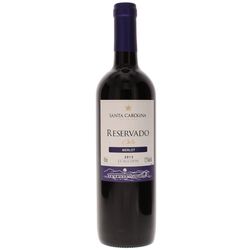 Vinho Chileno Santa Carolina Reserv 750ml Merlot