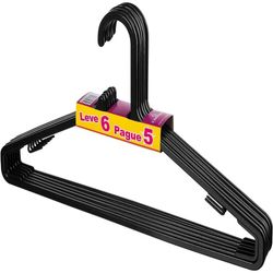 Cabide Plástico Primafer Roupa Leve 6 Pague 5
