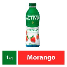 Activia Líquido Morango Zero Lactose 1000g