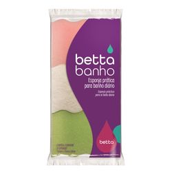 Esponja Banho Betta Banho com 3