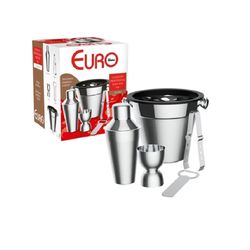 Conjunto Bar Inox Euro 5 Peças Profissional
