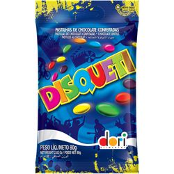 Chocolate Confeito Disqueti 80g Branco
