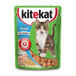Alimento Gato KiteKat 70g Sachê Peixe