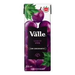 Suco Pronto Del Valle Uva 200ml