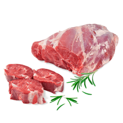 Músculo Traseiro Cubo 500g Bandeja