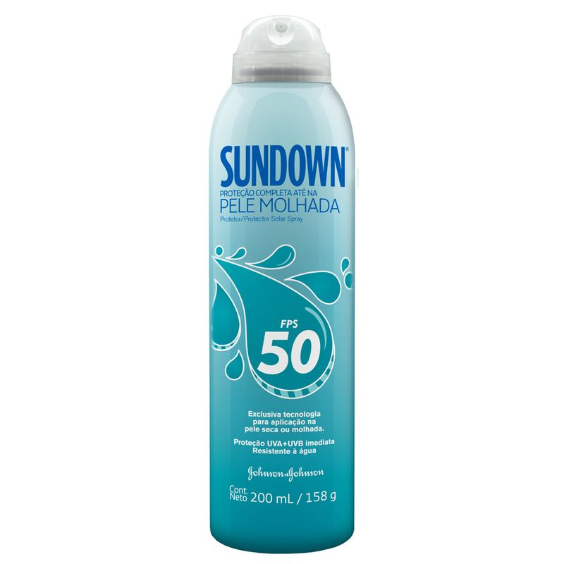 PROT-SOL-SUNDOWN-PELE-MOLHADA-FPS50-SPR-200ML