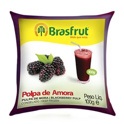 Polpa Fruta Brasfrut 100g Amora