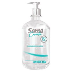 Álcool Gel Higienizador Mãos Safra Cosmetic 440g