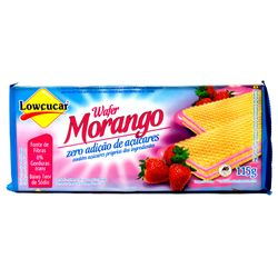Biscoito Wafer Lowcucar 115g Zero Morango