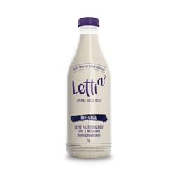Leite Pasteurizado Letti 1l Garrafa Semi Desnatado