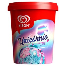 Sorvete Kibon Morango com Chantilly Unicórnio 800ml