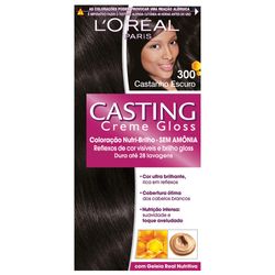 Tintura Casting Creme Gloss Castanho Escuro 300