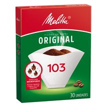 Filtro Papel Melitta Original 103 Com 30 unidades