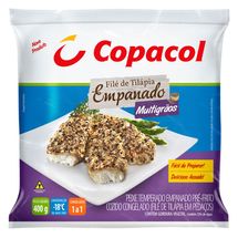 Peixe Tilápia Copacol Empanado Com Grãos 400g