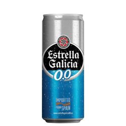 Cerveja Estrella Galicia 330ml Lata Zer Álcool