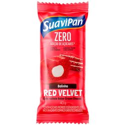 Bolinho Suavipan 40g Zero Açúcar Red Velvet