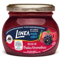 Geléia Zero Açúcar Frutas Vermelhas 230g Linea