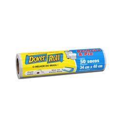 Saco Lixo Dover Roll Banheiro Pia Branco Com 50