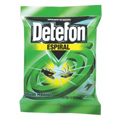 Repelente Inseticida Espiral Detefon com 10 espirais