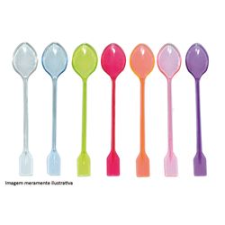 Colher Desc Brigadeiro C/100 Cristal