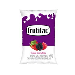 Bebida Láctea Fermentada Frutilac Frutas Vermelhas 800g