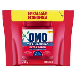 Tira Manchas em pó Omo Roupas Coloridas Refil 380 G