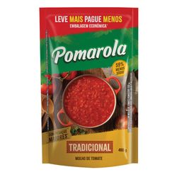 Molho Tomate Pomarola Tradicional Sc 460g Lv Mais Pg Menos