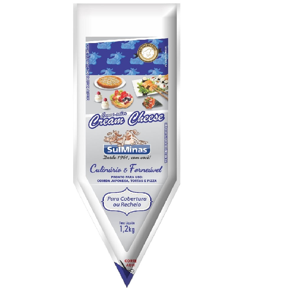 Cobertura Cremosa Culinária Cream Cheese Roseli 12kg Paulistão