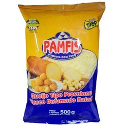 Queijo Provolone Pamfis Ralado Grosso 500g