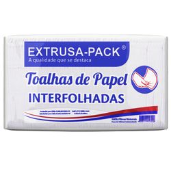 Toalha Papel Interfolhada Extrusa 20X20 Com 1000
