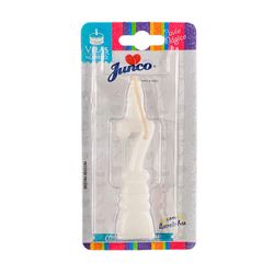 Vela Aniversário Junco Branca Número 7