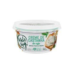 Creme Castanha Caju Vida Veg 180g Ervas Finas e Pesto