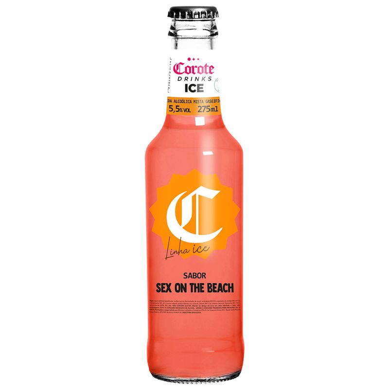 Bebida Mista Corote Ice Sex On The Beach 275ml Paulistão Atacadista