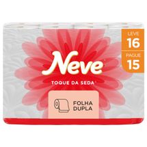 Papel Higienico Folha Dupla Neve 30m Leve 16 Pague 15 Neutro