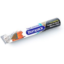 Papel Alumínio Bompack 45cmX7,5m