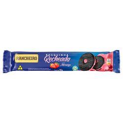 Biscoito Recheado Rancheiro Chocolate Morango 90g