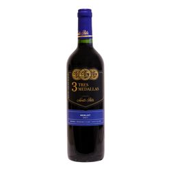 Vinho Chileno Tres Medallas Merlot 750ml