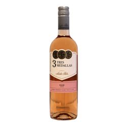 Vinho Chileno Tres Medallas Rose 750ml