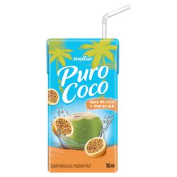 Água Coco Puro Coco Maracujá 180ml